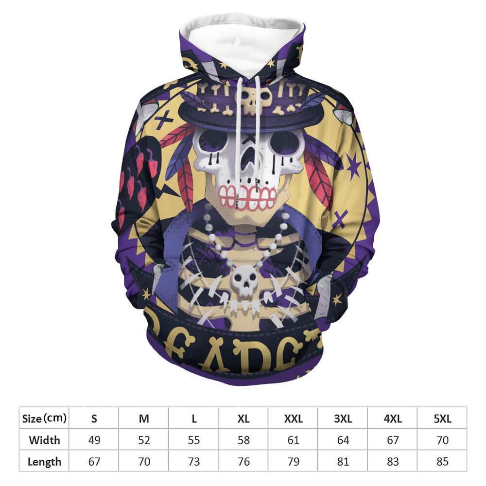 Printed Hooded Sweatshirt 100% Polyester - OVO Print