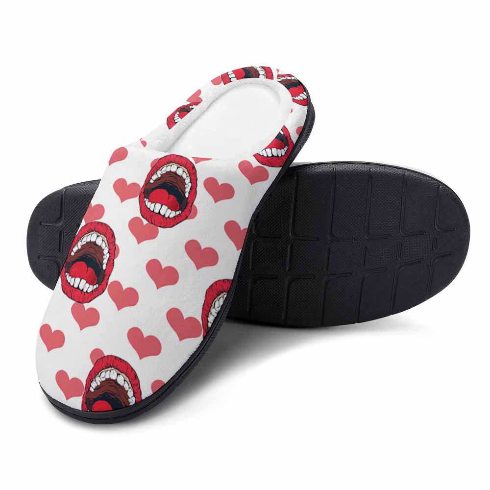 Cotton slippers - OVO Print